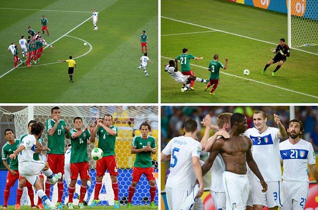 Pirlo dan Balotelli Menangkan Italia, Tekuk Meksiko 2-1